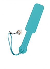 Голубой кожаный пэддл - 37 см. - Pecado - купить с доставкой в Красногорске