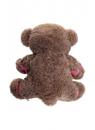 Бондажный набор: бурый мишка с розовыми оковами и наручниками - Pecado - купить с доставкой в Красногорске