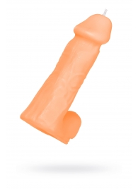 Оранжевая сувенирная свеча «Пенис» - Pecado - купить с доставкой в Красногорске