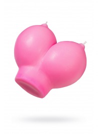 Розовая свеча «Сиськи» - 150 гр. - Pecado - купить с доставкой в Красногорске