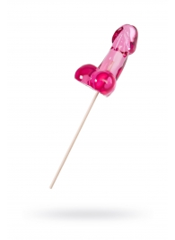 Розовый леденец в форме члена со вкусом айриш крим - 80 гр. - Sosuчki - купить с доставкой в Красногорске