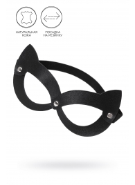 Черная открытая маска с ушками кошки - Pecado - купить с доставкой в Красногорске