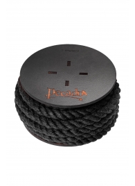 Черная веревка для шибари на катушке - 5 м. - Pecado - купить с доставкой в Красногорске