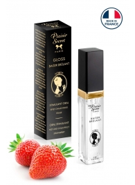 Стимулирующий блеск для губ со вкусом клубники - 7 мл. - Plaisir Secret - купить с доставкой в Красногорске