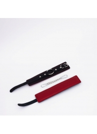 Черно-красные кожаные оковы - Crazy Handmade - купить с доставкой в Красногорске