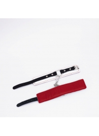 Бело-красные кожаные оковы - Crazy Handmade - купить с доставкой в Красногорске