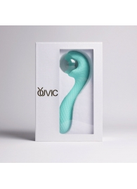 Бирюзовый вибромассажёр с деликатными токами - Youvic - купить с доставкой в Красногорске