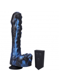 Черно-синяя мини-машина на присоске Tendril Thruster - 21,6 см. - Doc Johnson - купить с доставкой в Красногорске