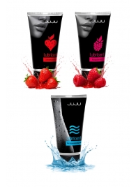 Набор из 3 лубрикантов JUJU (увлажняющий, клубника, малина) - JuJu - купить с доставкой в Красногорске