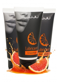 Набор из 3 съедобных лубрикантов JUJU со вкусом грейпфрута - JuJu - купить с доставкой в Красногорске