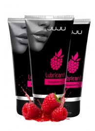 Набор из 3 съедобных лубрикантов JUJU со вкусом малины - JuJu - купить с доставкой в Красногорске