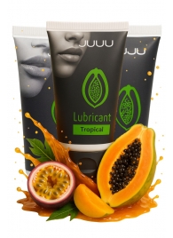 Набор из 3 съедобных лубрикантов JUJU со вкусом тропических фруктов - JuJu - купить с доставкой в Красногорске
