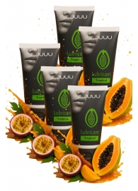 Набор из 5 съедобных лубрикантов JUJU со вкусом тропических фруктов - JuJu - купить с доставкой в Красногорске