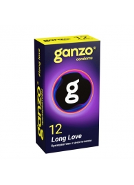 Презервативы с анестетиком для продления удовольствия Ganzo Long Love - 12 шт. - Ganzo - купить с доставкой в Красногорске