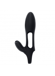 Черная насадка на пенис с вибрацией Nautilus - Zero Tolerance - в Красногорске купить с доставкой