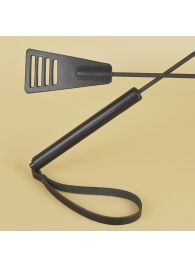 Черный кожаный стек «Сириус» - 60 см. - Sitabella - купить с доставкой в Красногорске