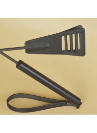 Черный кожаный стек «Сириус» - 60 см. - Sitabella - купить с доставкой в Красногорске