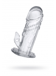 Прозрачная насадка на пенис Uco - 13 см. - A-toys - в Красногорске купить с доставкой