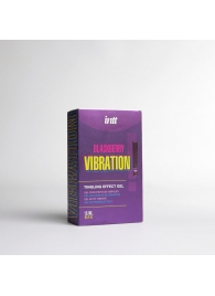 Стимулирующий гель с эффектом вибрации Blackberry Vibration - 15 мл. - INTT - купить с доставкой в Красногорске