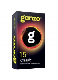 Классические презервативы с обильной смазкой Ganzo Classic - 15 шт. - Ganzo - купить с доставкой в Красногорске