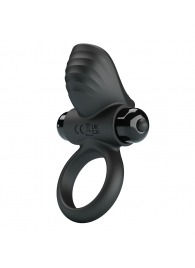 Черное эрекционное кольцо с вибрацией Adrien - Baile - в Красногорске купить с доставкой