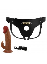 Мужской полый страпон с вибрацией Marion - Baile - купить с доставкой в Красногорске