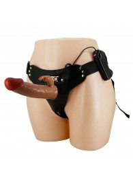 Мужской полый страпон с вибрацией Marion - Baile - купить с доставкой в Красногорске