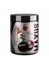 Черные утолщенные презервативы MAXUS Extra Strong с железным кейсом - 15 шт. - Maxus - купить с доставкой в Красногорске