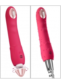 Малиновая насадка на душ с вибрацией Showers to orgasm - 20,1 см. - Orion - купить с доставкой в Красногорске