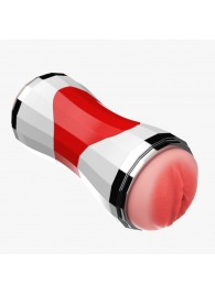 Двусторонний мастурбатор в колбе Power Grip Cup - вагина и ротик - Boys of Toys - в Красногорске купить с доставкой