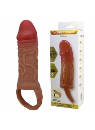 Реалистичная насадка на член Peirre - 15,5 см. - Baile - в Красногорске купить с доставкой