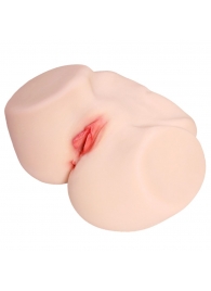 Мастурбатор-полуторс с двойным слоем материала Jenny Onahole Real Vagina - KOKOS - в Красногорске купить с доставкой