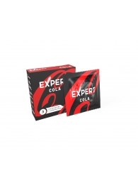 Презервативы с ароматом колы Expert Cola - 3 шт. - Expert - купить с доставкой в Красногорске