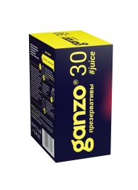 Ароматизированные презервативы Ganzo Juice - 30 шт. - Ganzo - купить с доставкой в Красногорске