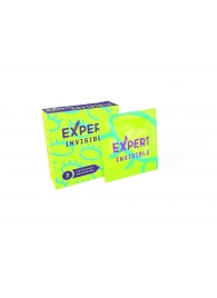 Ультратонкие презервативы Expert Invisible - 3 шт. - Expert - купить с доставкой в Красногорске
