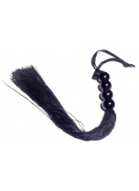 Черная силиконовая плеть - 37 см. - Boys of Toys - купить с доставкой в Красногорске