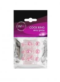 Прозрачная сквозная насадка на пенис с цветными шариками - Erowoman-Eroman - в Красногорске купить с доставкой