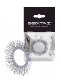 Круглое эрекционное кольцо с «ресничками» - Sextaz - в Красногорске купить с доставкой