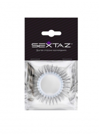 Круглое эрекционное кольцо с длинными «ресничками» - Sextaz - в Красногорске купить с доставкой