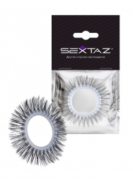 Круглое эрекционное кольцо с длинными «ресничками» - Sextaz - в Красногорске купить с доставкой