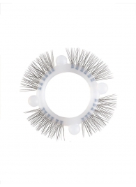 Эластичное кольцо с «ресничками» и 4 шариками - Sextaz - в Красногорске купить с доставкой