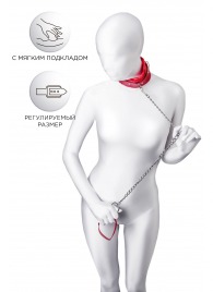 Красный ошейник с подкладкой из меха - ToyFa - купить с доставкой в Красногорске