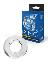 Прозрачное эрекционное кольцо-бублик - Sex Expert - в Красногорске купить с доставкой