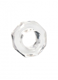 Прозрачное эрекционное кольцо в форме гайки - Sex Expert - в Красногорске купить с доставкой