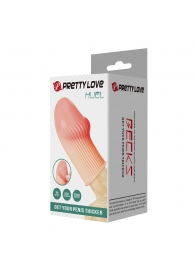 Телесная насадка на пенис Huel - 9 см. - Baile - в Красногорске купить с доставкой