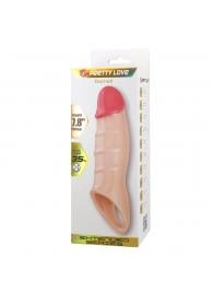 Телесная удлиняющая насадка на пенис Darnel - Baile - в Красногорске купить с доставкой