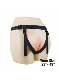Черные трусики харнесс с платформой Caludio I - Baile - купить с доставкой в Красногорске