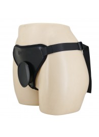 Черные трусики харнесс с платформой Caludio I - Baile - купить с доставкой в Красногорске