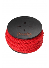 Красная веревка для шибари на катушке - 5 м. - Pecado - купить с доставкой в Красногорске