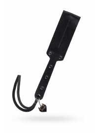 Черный кожаный пэддл - 32 см. - Pecado - купить с доставкой в Красногорске